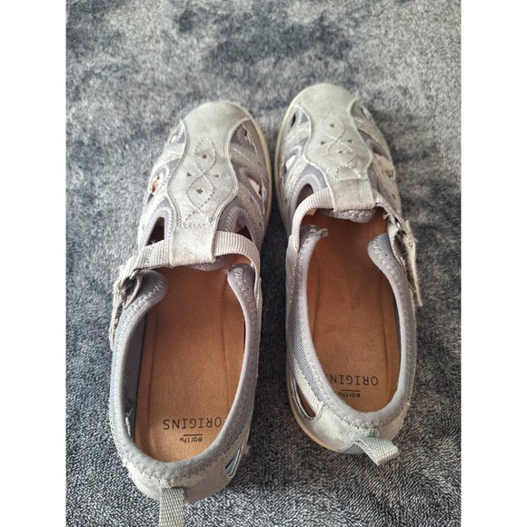 Earth Origins Effie Mary Jane Shoes Womens 11 Grey Adjustable ‎ Outdoor Comfort - Picture 6 of 13